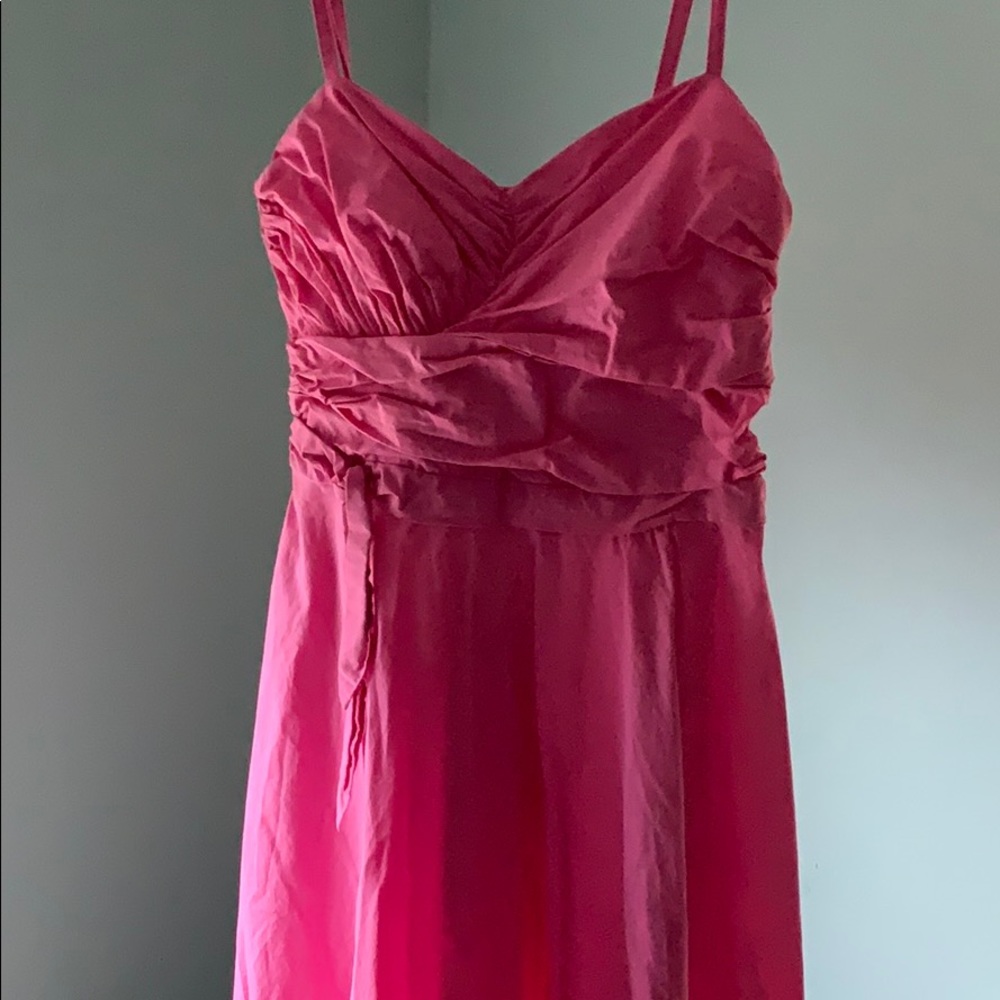H&M Ruched Front Tie Dress
